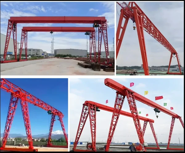15 Ton MH Mode Lattice Single Girder Gantry Crane with Electric Hoist - Image 2