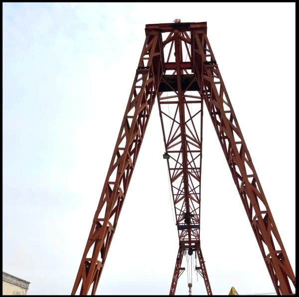 15 Ton MH Mode Lattice Single Girder Gantry Crane with Electric Hoist - Image 3