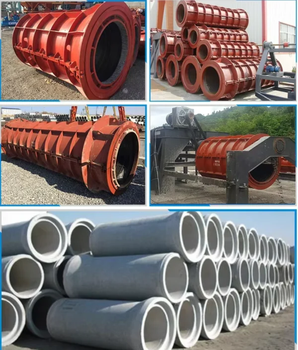 Steel Manual Concrete Pipe Mold Cement Pipe - Image 2