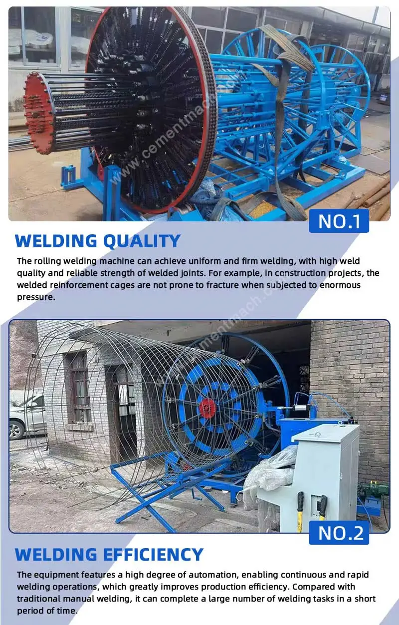 Steel cage welding machine