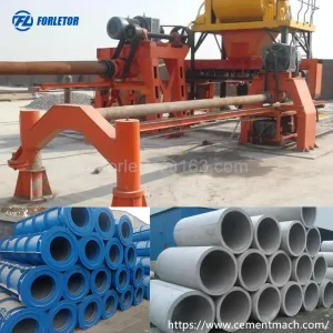 concrete pipe making machine