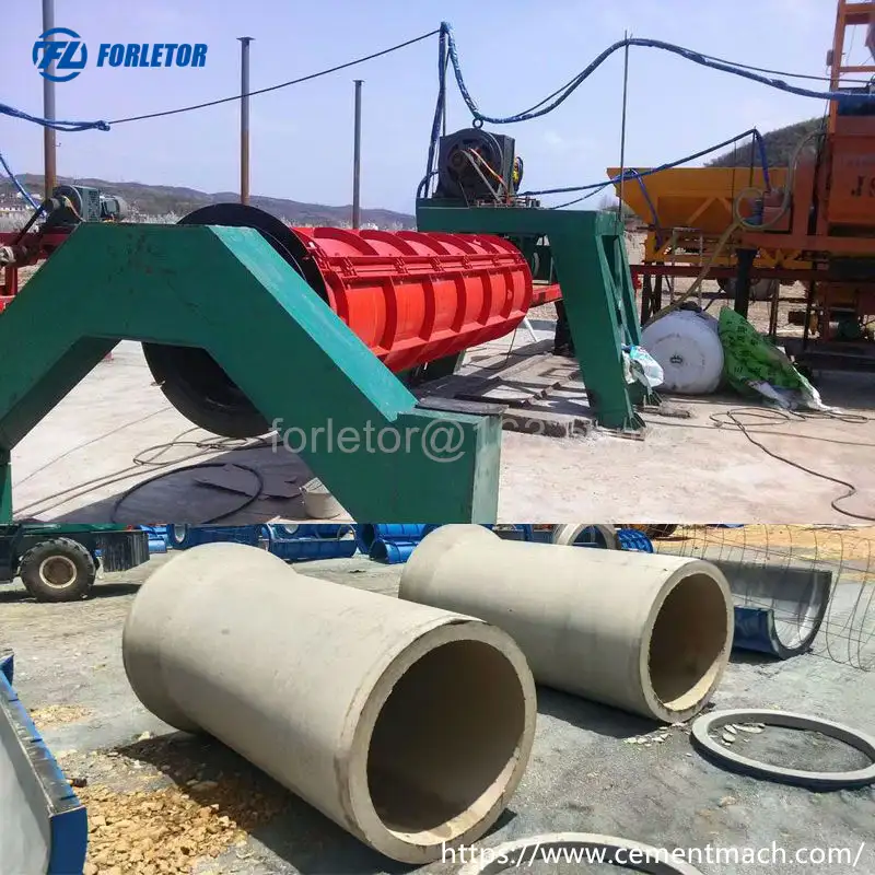 Suspension Roller Concrete Pipe Machine