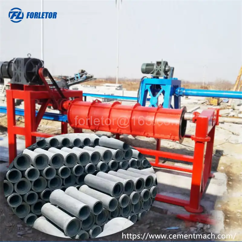automatic concrete pipe production line