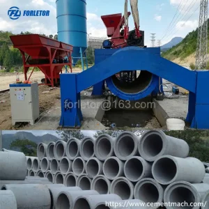 automatic concrete pipe production line