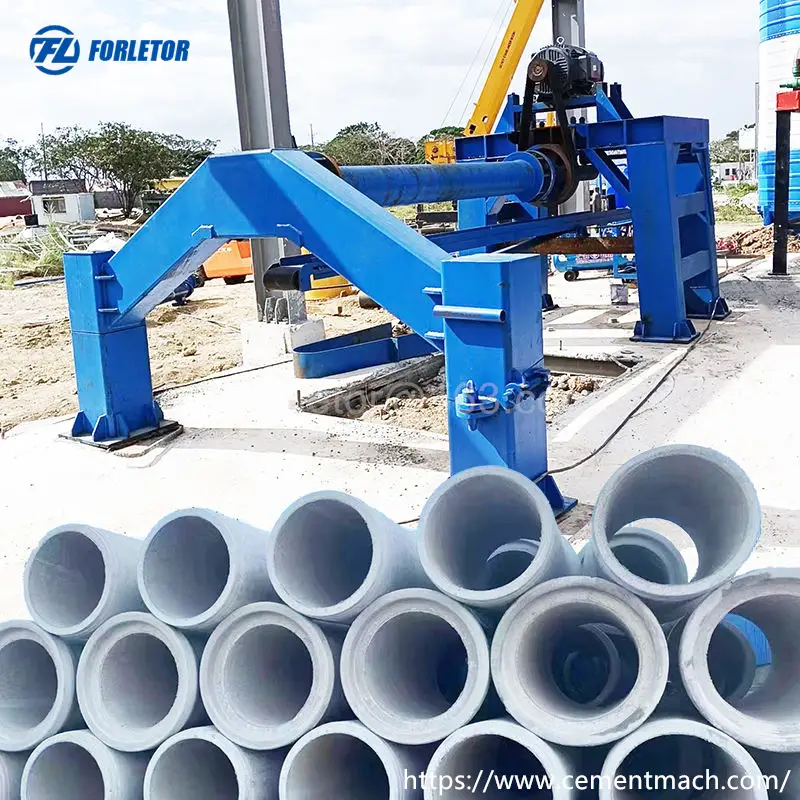 concrete pipe making machine