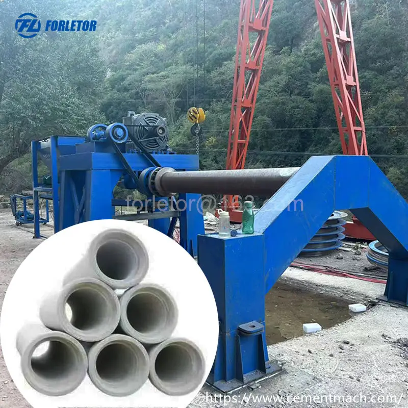 concrete pipe making machine